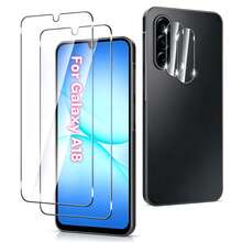Screen Protector Compatible With Samsung Galaxy S26 FE /Galaxy A27 /A18/A08 Tempered Glass High Definition Transparent Phone Protective Film 3D High Definition Phone Camera Lens Protector Film Protective Sheet - Clear - View 9