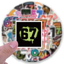 60Pcs Six Seven Stickers Funny 6 7 Stickers Pack | Beautiful Pattern ...