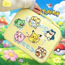 53pcs Soft Cute Cartoon Stickers, Q Version Adorable Anime Character Self-Adhesive Stickers, Cute Image Creative Decorative Stickers, Waterproof Wear-Resistant Personalized Small Stickers, Scrapbook Water Bottle Notebook Skateboard Luggage Helmet Computer Decoration Material, Casual DIY Handmade Fun Creative Beautification Decorative Stickers, Perfect Birthday Gift, Cute Decorative Stickers, Enthusiasts' First Choice - Multicolor - View 2