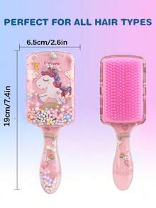 7pcs Pink Hair Styling Tool Set - Suitable For Girls Braiding Hairstyles, Salon, Beauty Essentials, Back To School, Vacation Essentials, Travel Essentials, Hairstyles - Pink - View 6
