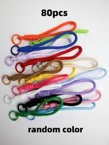 Random Color Nylon Rope DIY Handmade Weaving Set, Materials For Weaving Keychains And Backpack Decorations, Perfect Choice For Valentine's Day Gifts - Multi-color - View 18