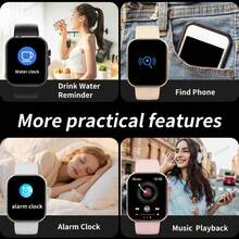 New Full Touch High Definition Fashion Smart Watch, Supports Wireless Calling Function, Compatible With Android And IOS Phones, Perfect Gift For Women - Multicolor - View 4