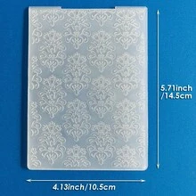 Carpeta de Relieve 2D, Plantilla de Relieve con Patrón Mixto de Mariposa, Flores y Libélula para Scrapbooking, Hacer Tarjetas, Álbum de Diario, Decoración de Manualidades de Papel DIY - 2D-1 - Ver 21