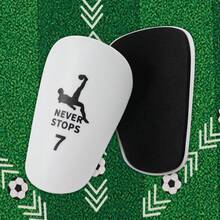 1 Pair Of Mini Football Shin Guards, Designed For Outdoor Sports Training, Featuring Wear-Resistant/Strong/Durable Material Suitable For Both Students And Adults, With A Compact Size - Multicolor - View 4