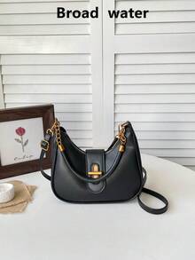 2026 Autumn New Fashion Minimalist Design Highly Attractive Underarm Bag Premium Texture Niche Versatile Shoulder Bag - Black - View 2