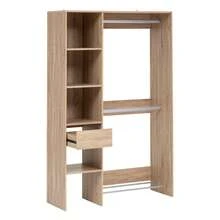 Atmosphera Closet natural 2 barras Dika - Natural - Ver 4