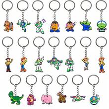 20pcs Disney Anime Backpack Hook Keychain Pendant PVC Cartoon Soft Rubber DIY Jewelry Gift Keychain, Best Gift For Halloween And Christmas - A - View 12