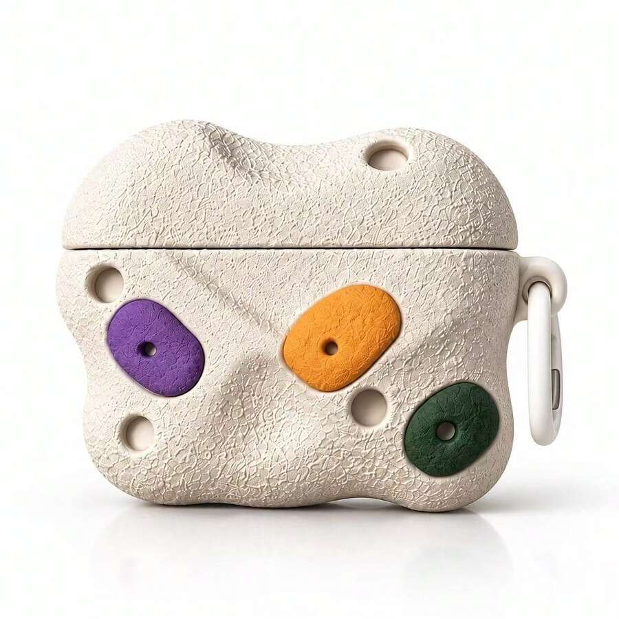 1 buah Casing Earphone Berbentuk Ujung Batu Panjat Tebing Kompatibel dengan Apple Airpods5/Airpods5 Casing Pelindung Earphone Pro3/Pro2 Generasi ke-2/ke-3 Cangkang Silikon Lembut Baru - MultiWarna - View 1