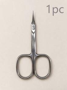 Professional Cuticle Scissors With Curved Titanium Blade - High Precision Nail Trimmer For Dry Skin And Nails, Ergonomic Non-Slip Handle, Suitable For Eyebrow And Eyelash Grooming, Home And Salon Use - Multicolor - View 9