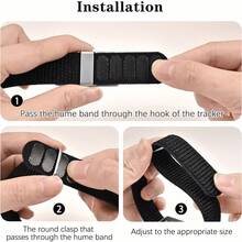 Nylon Loop Band Compatible For Hume Band Replacement 1.0, Hook And Loop Breathable Soft Wristband For Hume Strap Health Fitness Tracker - For Hume 1.0 - View 6