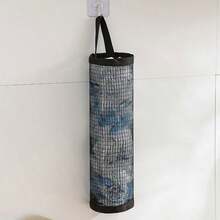 1. 1Pc Wall Mounted Plastic Bag Dispenser, Hanging Grocery Bag Storage Organizer For Home & Kitchen, Ideal For Summer Beach Party, Camping, Food Storage, Room Decor, Kitchen Accessories - Multi-color - View 13