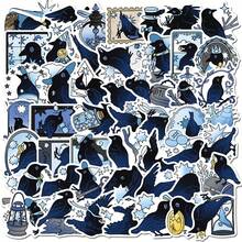 50Pcs Cute Magic Crow Stickers, Waterproof Vinyl Raven Decals For Laptop Phone Water Bottle Journal Scrapbook - Multicolor - View 1