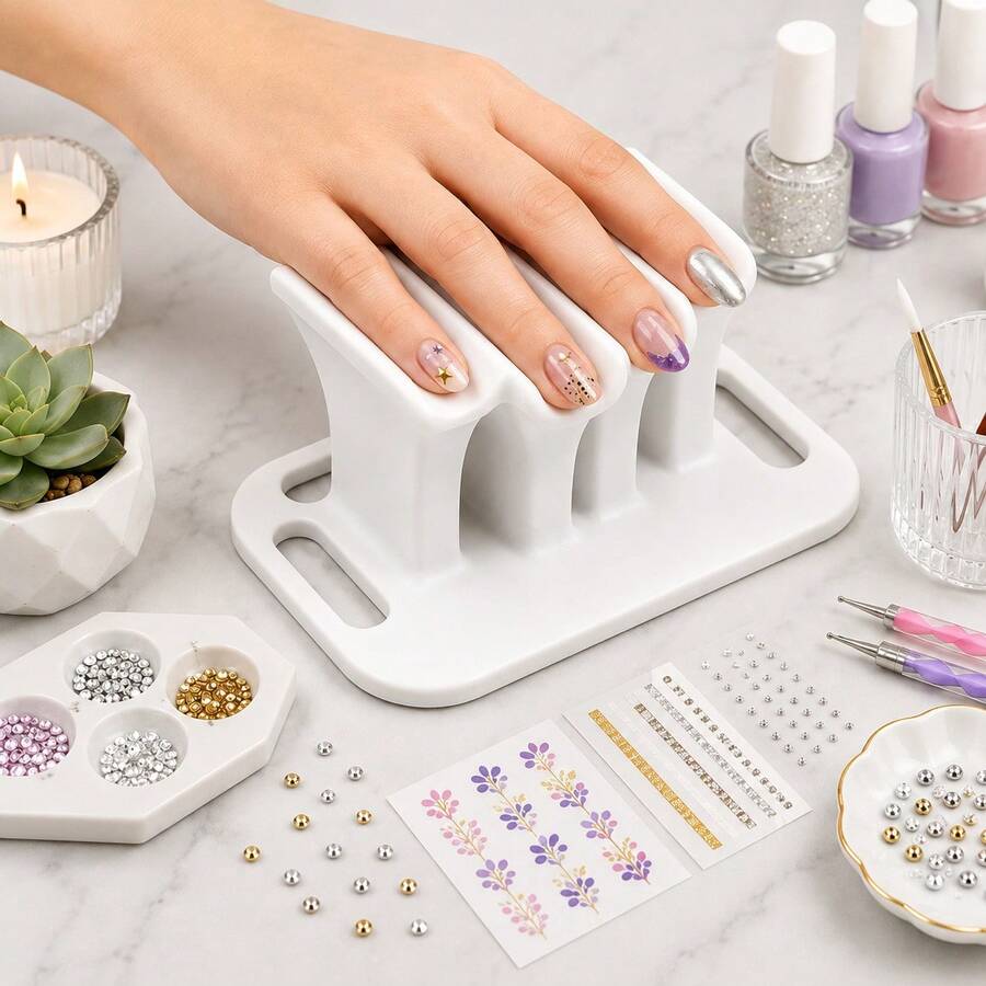 1pc Mini Tabletop Sign Holder, Plastic Photo Frame With Foldable Easel Stand, Reusable Table Number Price Tag Display Stand, Small Picture Card Menu Holder For Wedding Party Cafe Retail Counter Office Home Decor - A - View 1