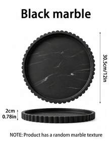 Round Wavy Edge Decorative Silicone Tray, Modern Storage Dish, Suitable For Perfume, Jewelry, Candles, Skincare Products And Home Decor - Multicolor - View 18