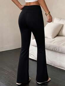 Women Two-Piece Outfits - Black+White - View 4