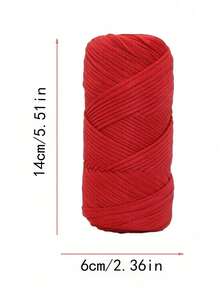 KNIT-TRANS 4 قطع/800 جرام خيط تي شيرت فاخر، خيط بوليستر ناعم عالي المرونة، مناسب لصنع حقائب الكروشيه والسلال والحصائر والنعال والدمى. خيط متعدد الألوان - أنماط متعددة - مشاهدة 5