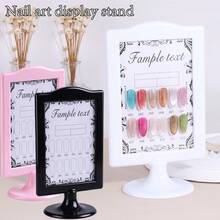 Desktop Nail Tip Display Stand, Reusable Sample Display Frame With Base, False Nail Art Chart Board For Nail Salon Manicure Gel Polish Showing, 3 Colors Optional Nail Tool - Multicolor - View 3