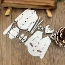 Suit And Leather Shoes Cutting Dies For DIY Scrapbooking Metal Sports Shoes Die Cuts Embossing Stencils Template For Paper Card Making Decoration Album Craft Decor - Mc410 - View 5