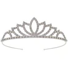 1pc Minimalist Fashion Girl Princess Crown Birthday Gift Party Hair Accessory - Silver - View 6