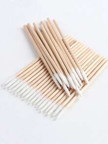 Ultra-Fine Disposable Nail Cleaning Sticks, With A Precise And Efficient Pointed Design - Suitable For Removing Makeup, Permanent Tattoo Care Products, And For Detailed Cleaning Of Daily Necessities. - Ginger - View 6