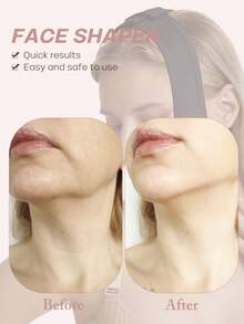 larrycard 1pc Women's V-Face Tightening Band, Lifting Face Sculpting Strap For Facial Fitness And Beauty Care - Black - View 6