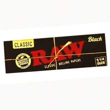 Avant أوراق لف Raw Black Classic 1/4 غير مكررة فائقة الرقة، علبة من 24 دفتر، أفضل جودة مضمونة - مشاهدة 7