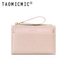 Women's Wristlet Wallet, Multi-Card Slot Bifold Wallet With Zipper Pocket, Portable Clutch Bag, With Wrist Strap, Can Hold Cash, Cards And ID - Multicolor - View 13