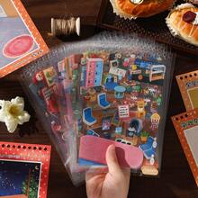 1pc, Odd House Theme Sticker Book, Rich Daily Home Decor Material Stickers, Creative Decoration For Planner DIY Base Material, Suitable For Scrapbooking, Junk Journal Decoration Stickers - one-size - View 5