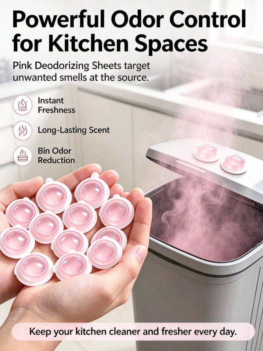 6 miếng khử mùi thùng rác, phù hợp khử mùi nhà bếp, vệ sinh thùng rác, khử mùi tủ lạnh, khử mùi nhà tắm, loại bỏ mùi hôi, khử mùi tủ, làm thơm không khí - hình dạng - Xem 1