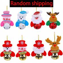 1pc Christmas Tree Christmas Decorations Christmas Tree Pendants Santa Claus Dolls Holding Bells Christmas Decorations Santa Claus Pendants Small Gifts Factory Direct - Star - View 11