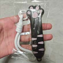 2pcs Set (1pc Cute Cat Paw Retractable Utility Knife + 1pc Lanyard) Portable Curved Blade Box Opener, Non-Slip Handle, Suitable For Home Package Unboxing, Crafting, Back To School And Office Desk Accessories - Multiple Styles - View 11