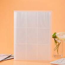 160/288/300 Pocket Trading Card Collector Album, 4/6/9 Pocket Card Storage Binder, Matte PP Cover With Snap Closure, Large Capacity Card Storage Folder - Transparent - View 13