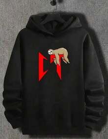 Sudadera Con Capucha Para Hombre Con Estampado De Ct Corridos tumbados  , Bolsillo Canguro Y Cordón, Manga Larga, Suelta Y Casual, Ideal Para Regalar En Otoño E Invierno Como Ropa De Hombre - A - Ver 3