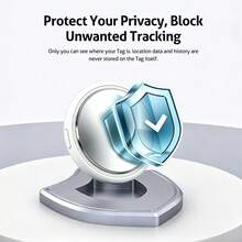 Smart Item Tracker Compatible With IOS Find My, Anti-Lost Locator With Location Sharing, Replaceable Battery And Sound Alert, Waterproof UWB Tracker, Android Silicone Device, Works With Find My, Suitable For Wallet, Keys, Luggage - Multicolor - View 6