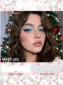 Miếng dán tàn nhang lì cho ngày lễ - Hình xăm tạm thời trên mặt cho Giáng Sinh & Halloween, miếng dán trang điểm chống nước, phù hợp cho tiệc cosplay (Dòng MAT) - Nhiều màu - Xem 5