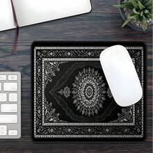 1 buah Alas Mouse Gaming Ekstra Besar Motif Mandala Hitam Putih, Alas Karet Anti Selip, Permukaan Kain Lembut Berjahit, Alas Meja Ukuran Besar, Cocok Untuk Kantor, Rumah, Bermain Game, Belajar, Hadiah Sempurna Untuk Teman, Remaja, Gamer - View 4