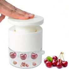 1PC Cherry Pitter - 7-Hole Press-Type Cherry Pitter Tool, Able To Remove 7 Cherry Pits At Once, Ergonomic Handle Design For Quick Pit Removal. Suitable For Making Cherry Jam, Desserts And Juices. Fruit Pitter, RV Camping Tool, Kitchen Supplies, Kitchen Tools, Fun Gift, Personalized Gift - Multicolor - View 14