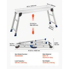 Ladders & Accessories - 584 a 876 mm 226,8 Kg - View 7