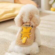 1pc Cute Pet Vest, Casual & Comfortable, Autumn/Winter Style For Cats & Dogs, 3D Dinosaur Tiger Leopard Panda Pattern Warm Vest, Suitable For Small To Medium Sized Pets - Multicolor - View 10