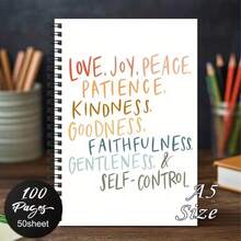 Motivational Spiral Notebook, Ideal For Self-Improvement, School And Office Use, Great Gift For Friends And Colleagues, Suitable For Both Men And Women - One Book (50 Pages, 100 Pages) - View 5