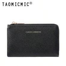 Long Wallet Wristlet Bag For Women, PU Leather, Fashionable Versatile Cross-Hatch Texture, Full Zipper, Multiple Card Slots, Photo Slot, Cash Compartment - Multicolor - View 12