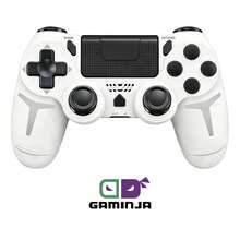 GAMINJA P412 Wireless Bluetooth Game Controller, Compatible With P4/P4 Slim/P4 Pro/PC, Built-In Speaker, 6-Axis Motion Sensing, Touchpad, 600mAh Battery Capacity - View 14