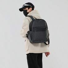 BEIQIANDAI Men's Fashion Vintage Large Capacity Backpack, Essential For Travel And Commuting, - Upgraded Version - View 10