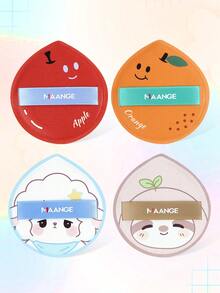 MAANGE 4pcs Wet & Dry Cushion Powder Puffs, Upgraded Soft Makeup Sponge Puffs, Multi-Functional Makeup Sponge Puffs, Create Perfect Base Makeup, Non-Absorbent, Washable And Reusable, Suitable For Liquid Foundation, Cream Makeup, Multi-Layer Concealing Makeup Sponge, Women's Makeup Tool Accessories, Girls' Gift, Home & Travel Beauty Essential, High Cost-Performance Gift, Affordable Cushion Powder Puffs, Gift For Women - Multicolor - View 2
