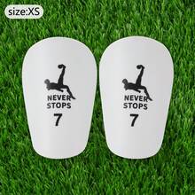 1 Pair Of Mini Football Shin Guards, Designed For Outdoor Sports Training, Featuring Wear-Resistant/Strong/Durable Material Suitable For Both Students And Adults, With A Compact Size - Multicolor - View 12