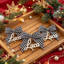 10/20pcs Silver/Gold Mirror Acrylic Christmas Party Tags With Ribbon, Place Cards Christmas Souvenir Tags Personalized Christmas Party Guest, Unique Gift, Only Ribbon And Acrylic Customized Name Tags - Multicolor 1 - View 13