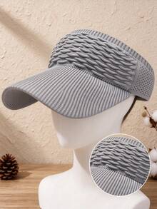 Warm Hat For Women, Hollow Top Knitted Casual Hat For Autumn And Winter, Suitable For Outdoor Running, Mountain Climbing, Camping, Golf - Multicolor - View 7