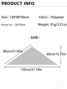 1pc Triangle Shawl Scarf 130*80*40cm, Diagonal Stripe Yarn‑Dyed Jacquard, Thick Brushed‑Polyester Faux Cashmere, Fall Winter For Travel & Party - Multicolor - View 11