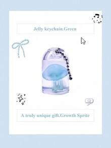 Cute Mini Jellyfish Keychain, Transparent Ocean Y2K Style Bag Charm, Adorable Pendant, Suitable For Backpacks, Handbags, Car Keys, Perfect Birthday Gift For Women And Girls - Multicolor - View 15