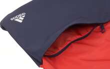 Adidas Gym Bag Zipped Front Pocket Red/Navy - Red/Blue - View 2